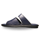 FL-205 Blue Leather Chappal
