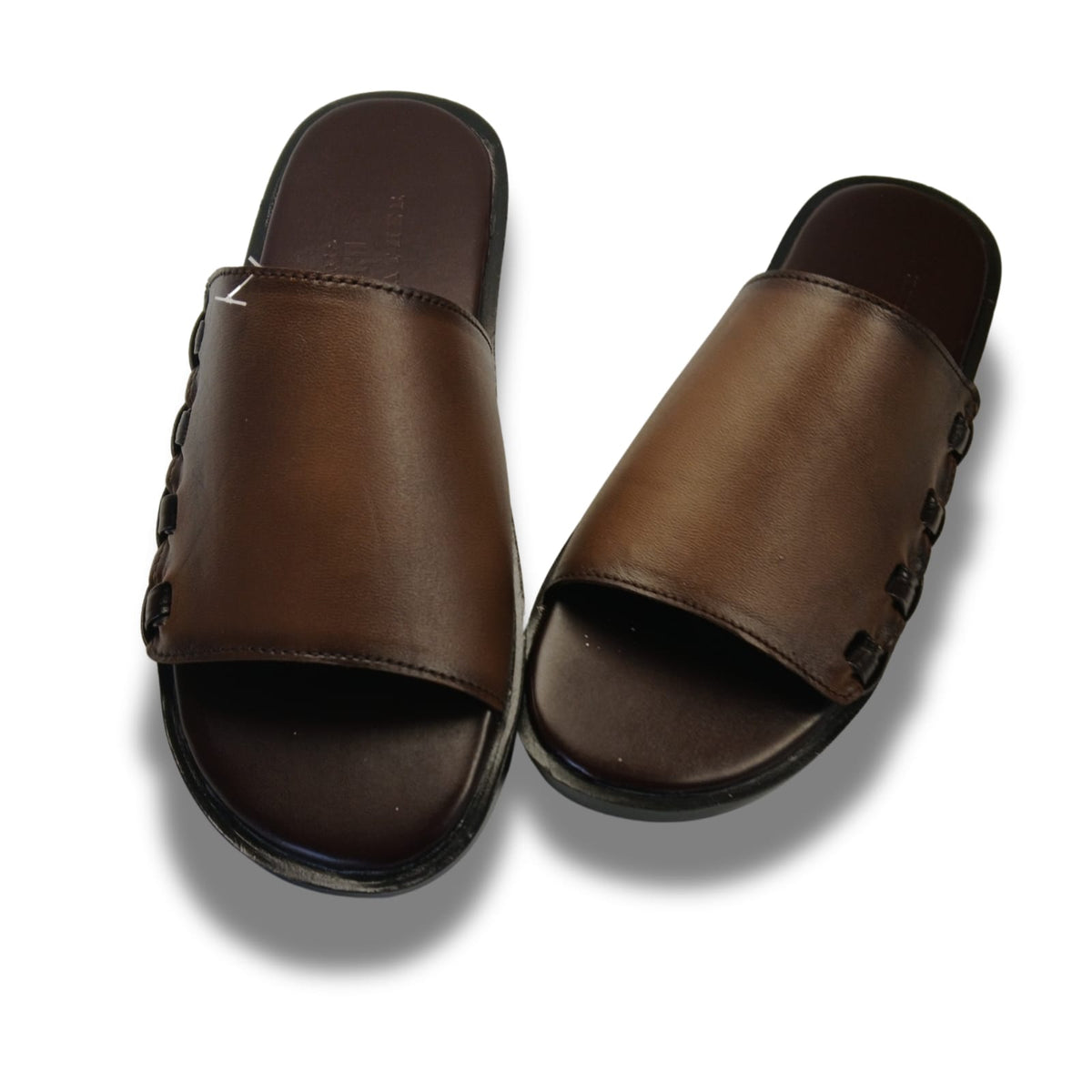 Fl-205 Pure Cow leather & Noise less Walking With Rubber Sole